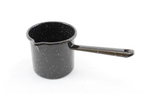 Tygielek emaliowany gładki 9 cm 1738 Tygielek emaliowany gładki 9 cm 1738