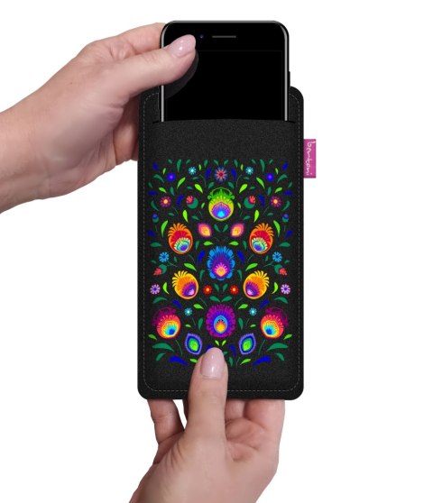 Etui na smartfon XXL antracyt OBEREK Etui na smartfon XXL antracyt OBEREK