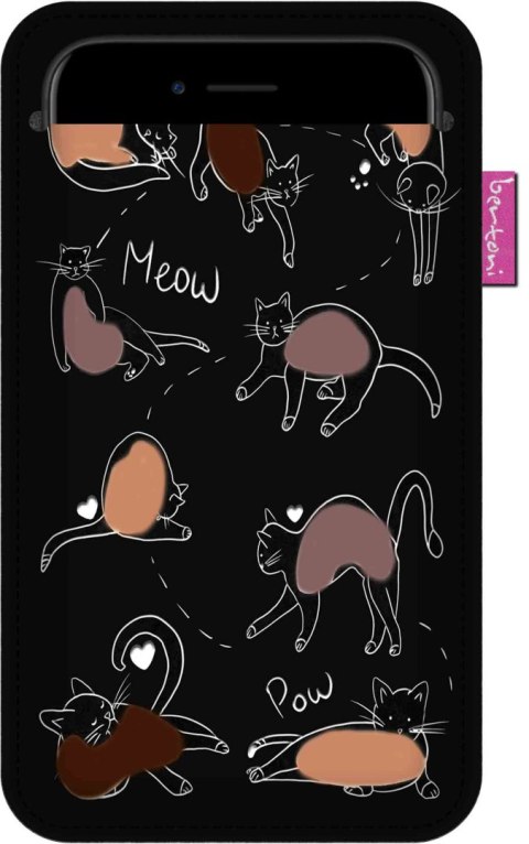 Etui na smartfon antracyt CAT GAME Etui na smartfon antracyt CAT GAME