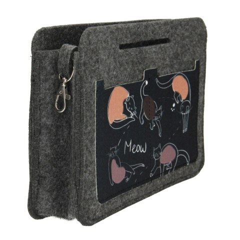 Organizer filcowy do torebki antracyt Cat Game Organizer filcowy do torebki antracyt Cat Game