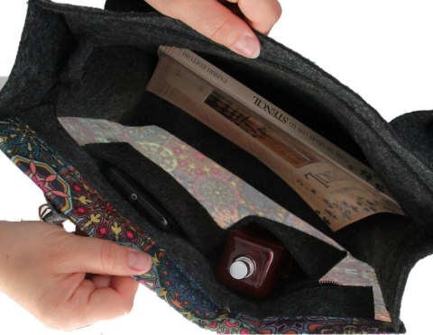 Torba filcowa CITY ANTRACYT Femina Torba filcowa CITY ANTRACYT Femina