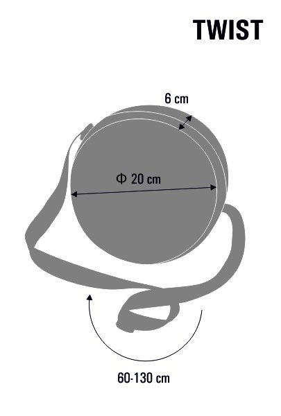 Torba filcowa TWIST ANTRACYT Nero Torba filcowa TWIST ANTRACYT Nero