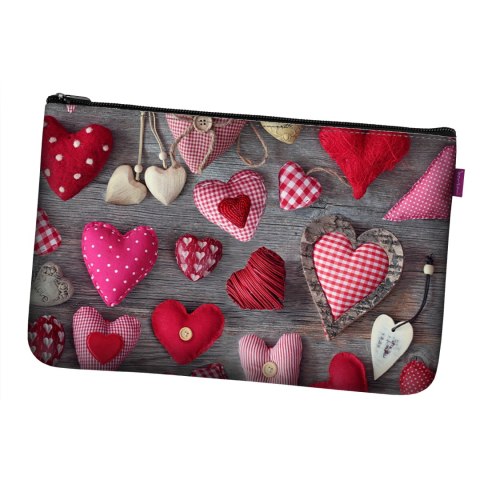 Kosmetyczka Pocket antracyt VALENTINE HEARTS Kosmetyczka Pocket antracyt VALENTINE HEARTS