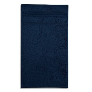 Ręcznik mały unisex Organic (GOTS) (granatowy)