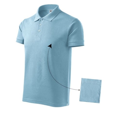 Koszulka polo Malfini Cotton M MLI-21215 błękitny Koszulka polo Malfini Cotton M MLI-21215 błękitny