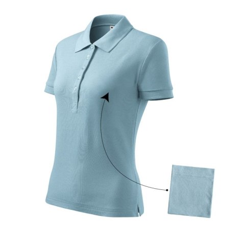 Koszulka polo Malfini Cotton W MLI-21315 błękitny Koszulka polo Malfini Cotton W MLI-21315 błękitny