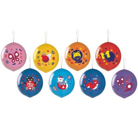 Balony pastelowe, PIŁKA z nadrukiem Lux - mix / 25 szt. GPBD1 Balony pastelowe, PIŁKA z nadrukiem Lux - mix / 25 szt. GPBD1