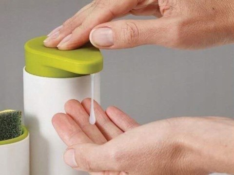 Dozownik kuchenny organizer na mydło płyn gąbkę 15801 Dozownik kuchenny organizer na mydło płyn gąbkę 15801