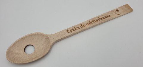 Drewniana łyżka do odchudzania 32cm Drewniana łyżka do odchudzania 32cm