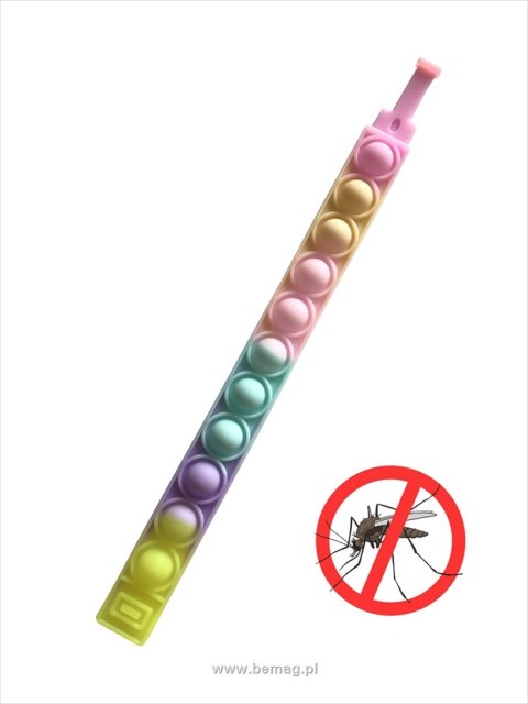 Opaska na owady antystresowa Pop it pastelowe ombre kolory Opaska na owady antystresowa Pop it pastelowe ombre kolory