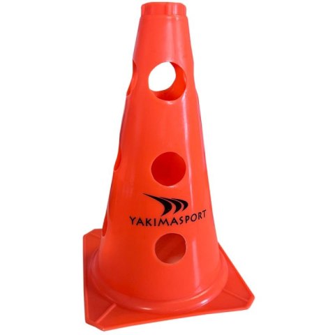 Pachołek z otworami Yakima Sport 23 cm pomarańczowy 100604 Pachołek z otworami Yakima Sport 23 cm pomarańczowy 100604
