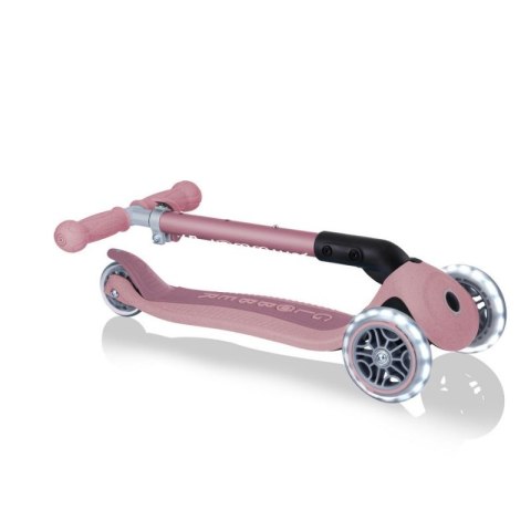 Hulajnoga 3-kołowa Globber Foldable Lights ECOlogic Berry 692-510 Hulajnoga 3-kołowa Globber Foldable Lights ECOlogic Berry 692-510