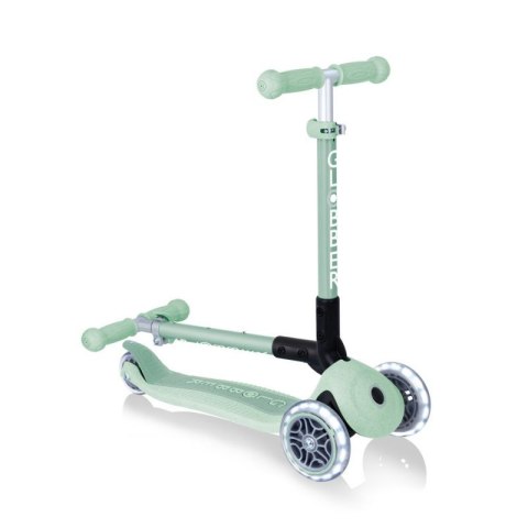 Hulajnoga 3-kołowa Globber Foldable Lights ECOlogic Pistachio Jr 692-505 Hulajnoga 3-kołowa Globber Foldable Lights ECOlogic Pistachio Jr 692-505