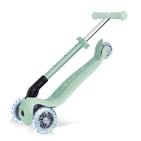 Hulajnoga 3-kołowa Globber Foldable Lights ECOlogic Pistachio Jr 692-505 Hulajnoga 3-kołowa Globber Foldable Lights ECOlogic Pistachio Jr 692-505