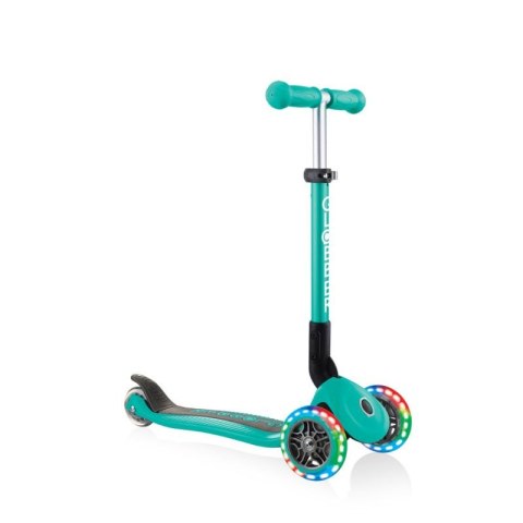 Hulajnoga 3-kołowa Globber Foldable Lights Emerald Green Jr 437-107 Hulajnoga 3-kołowa Globber Foldable Lights Emerald Green Jr 437-107