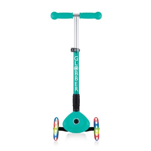 Hulajnoga 3-kołowa Globber Foldable Lights Emerald Green Jr 437-107 Hulajnoga 3-kołowa Globber Foldable Lights Emerald Green Jr 437-107