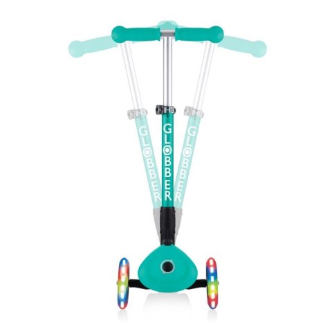 Hulajnoga 3-kołowa Globber Foldable Lights Emerald Green Jr 437-107 Hulajnoga 3-kołowa Globber Foldable Lights Emerald Green Jr 437-107
