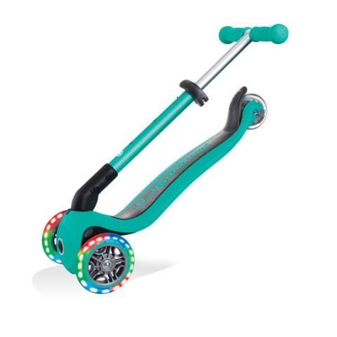 Hulajnoga 3-kołowa Globber Foldable Lights Emerald Green Jr 437-107 Hulajnoga 3-kołowa Globber Foldable Lights Emerald Green Jr 437-107