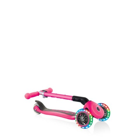 Hulajnoga 3-kołowa Globber Foldable Lights Fuchsia Jr 437-110 Hulajnoga 3-kołowa Globber Foldable Lights Fuchsia Jr 437-110
