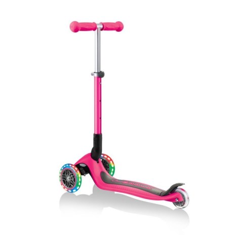 Hulajnoga 3-kołowa Globber Foldable Lights Fuchsia Jr 437-110 Hulajnoga 3-kołowa Globber Foldable Lights Fuchsia Jr 437-110