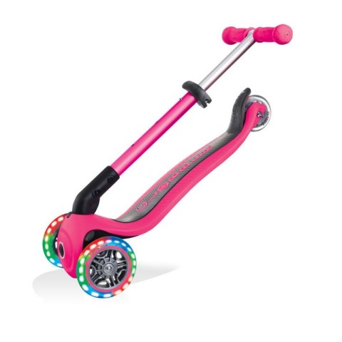 Hulajnoga 3-kołowa Globber Foldable Lights Fuchsia Jr 437-110 Hulajnoga 3-kołowa Globber Foldable Lights Fuchsia Jr 437-110