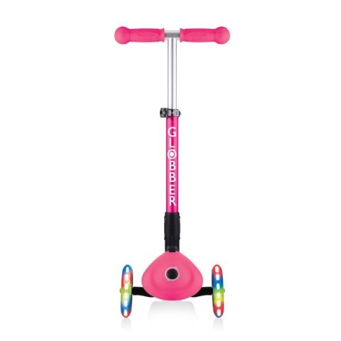 Hulajnoga 3-kołowa Globber Foldable Lights Fuchsia Jr 437-110 Hulajnoga 3-kołowa Globber Foldable Lights Fuchsia Jr 437-110