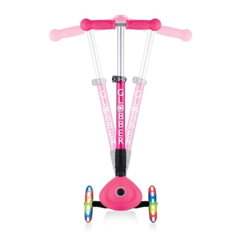Hulajnoga 3-kołowa Globber Foldable Lights Fuchsia Jr 437-110 Hulajnoga 3-kołowa Globber Foldable Lights Fuchsia Jr 437-110