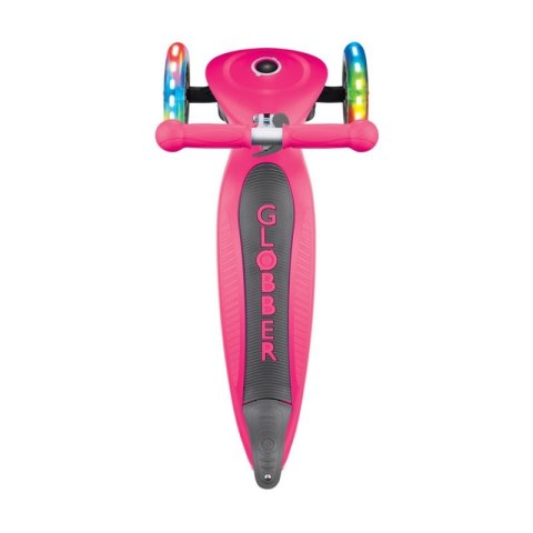 Hulajnoga 3-kołowa Globber Foldable Lights Fuchsia Jr 437-110 Hulajnoga 3-kołowa Globber Foldable Lights Fuchsia Jr 437-110