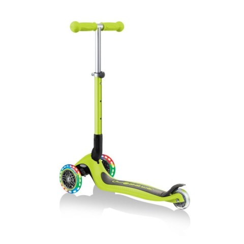 Hulajnoga 3-kołowa Globber Foldable Lights Lime Green Jr 437-106 Hulajnoga 3-kołowa Globber Foldable Lights Lime Green Jr 437-106