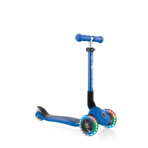 Hulajnoga 3-kołowa Globber Foldable Lights Navy Blue Jr 437-100 Hulajnoga 3-kołowa Globber Foldable Lights Navy Blue Jr 437-100