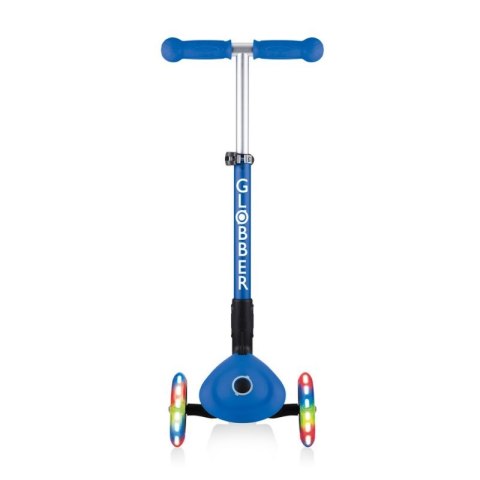Hulajnoga 3-kołowa Globber Foldable Lights Navy Blue Jr 437-100 Hulajnoga 3-kołowa Globber Foldable Lights Navy Blue Jr 437-100