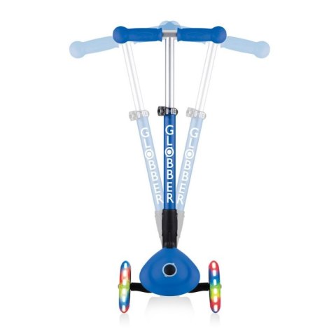 Hulajnoga 3-kołowa Globber Foldable Lights Navy Blue Jr 437-100 Hulajnoga 3-kołowa Globber Foldable Lights Navy Blue Jr 437-100
