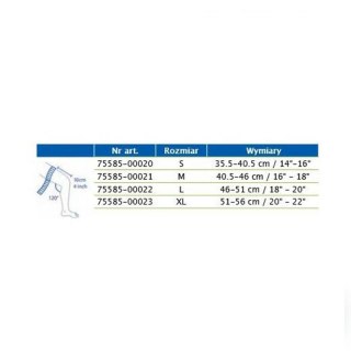 Orteza stawu kolanowego z odsłoniętą rzepką Actimove rozmiar S 75585-00020