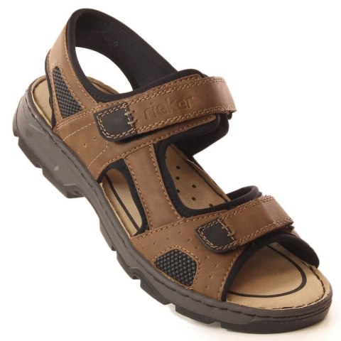 Sandały na rzepy Rieker M 26156-25 RKR447B Sandały na rzepy Rieker M 26156-25 RKR447B