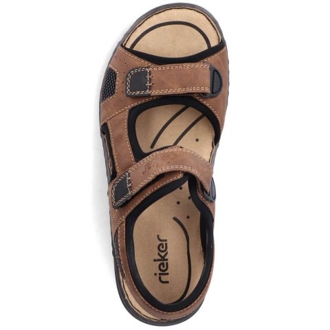 Sandały na rzepy Rieker M 26156-25 RKR447B Sandały na rzepy Rieker M 26156-25 RKR447B
