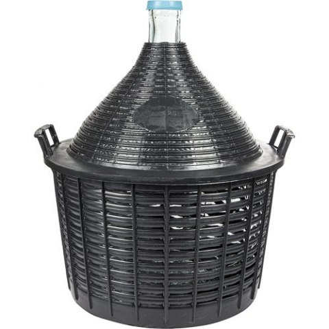 Balon do wina 25l w koszu plastikowym | 644025 Balon do wina 25l w koszu plastikowym | 644025
