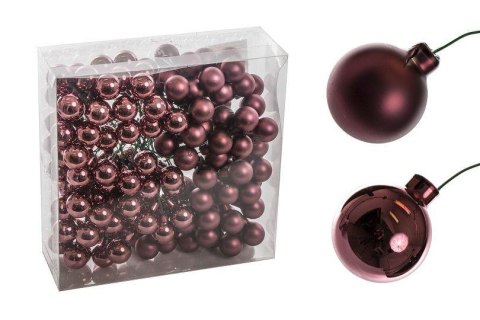 Bombki szklane z drutem 2cm 144szt. OZB06423 Bombki szklane z drutem 2cm 144szt. OZB06423
