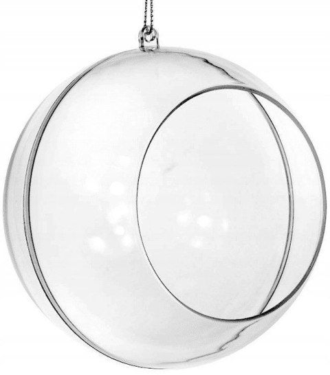 Kula akrylowa z otworem 10cm. 5szt. ABO-10 Kula akrylowa z otworem 10cm. 5szt. ABO-10