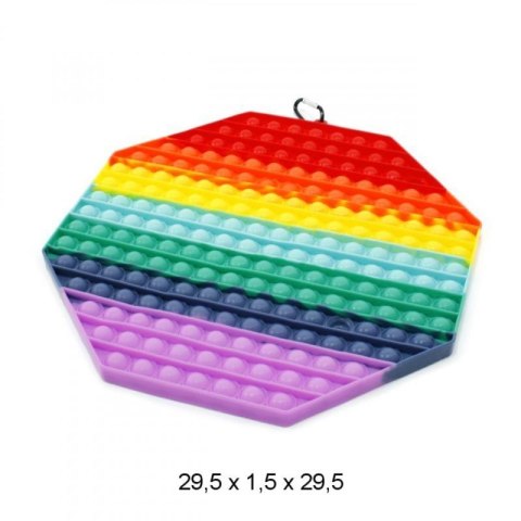 Odstresowująca sensoryczna zabawka Push Pop Bubble Fidget ośmiokąt XXL Odstresowująca sensoryczna zabawka Push Pop Bubble Fidget ośmiokąt XXL