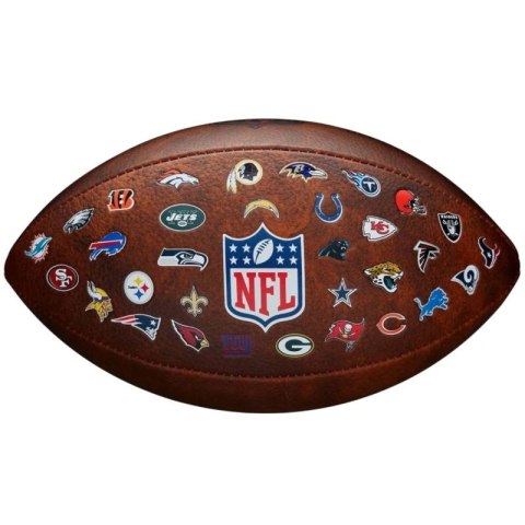 Piłka Wilson NFL JR Throwback FB 32 Team Logo Ball WTF1534XBNFL Piłka Wilson NFL JR Throwback FB 32 Team Logo Ball WTF1534XBNFL