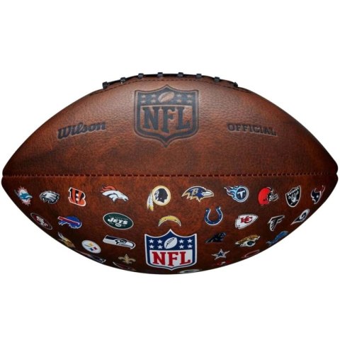 Piłka Wilson NFL JR Throwback FB 32 Team Logo Ball WTF1534XBNFL Piłka Wilson NFL JR Throwback FB 32 Team Logo Ball WTF1534XBNFL