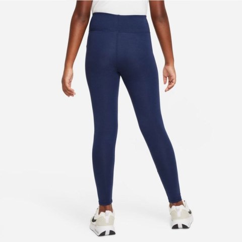 Legginsy Nike Sportswear Trend HW Lggng Prnt Jr FD0889-410 Legginsy Nike Sportswear Trend HW Lggng Prnt Jr FD0889-410