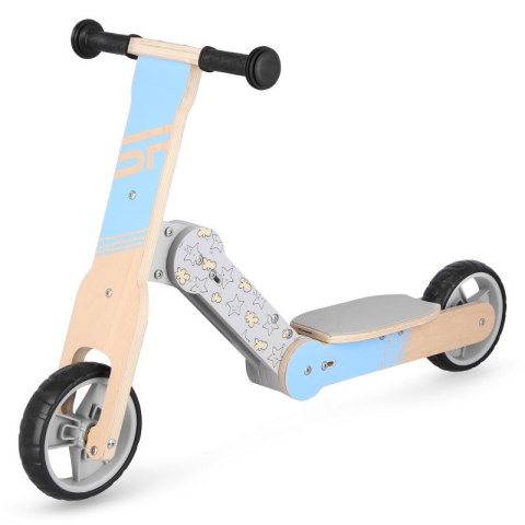 Rowerek biegowy i hulajnoga dziecięca 2w1 Spokey WOO-RIDE MULTI 940906 niebieski Rowerek biegowy i hulajnoga dziecięca 2w1 Spokey WOO-RIDE MULTI 940906 niebieski