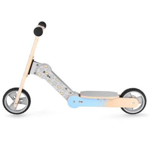 Rowerek biegowy i hulajnoga dziecięca 2w1 Spokey WOO-RIDE MULTI 940906 niebieski Rowerek biegowy i hulajnoga dziecięca 2w1 Spokey WOO-RIDE MULTI 940906 niebieski