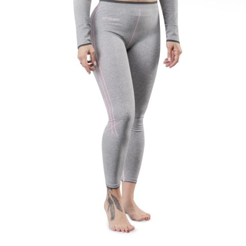 Bielizna termoaktywna Spokey Flora Set Lady Termo SM VT W 6114300000 szaro-różowa Bielizna termoaktywna Spokey Flora Set Lady Termo SM VT W 6114300000 szaro-różowa