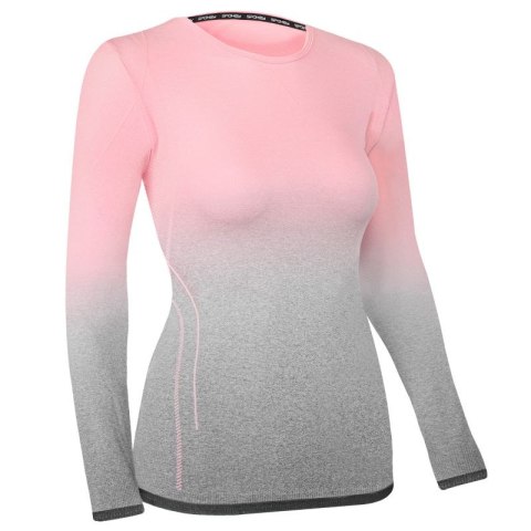Bielizna termoaktywna Spokey Flora Set Lady Termo SM VT W 6114300000 szaro-różowa Bielizna termoaktywna Spokey Flora Set Lady Termo SM VT W 6114300000 szaro-różowa