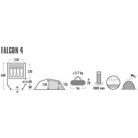 Namiot High Peak Falcon 4 10327 Namiot High Peak Falcon 4 10327