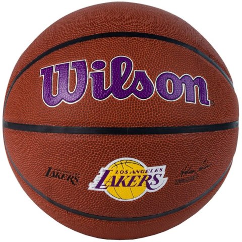 Piłka do koszykówki Wilson Team Alliance Los Angeles Lakers Ball WTB3100XBLAL Piłka do koszykówki Wilson Team Alliance Los Angeles Lakers Ball WTB3100XBLAL