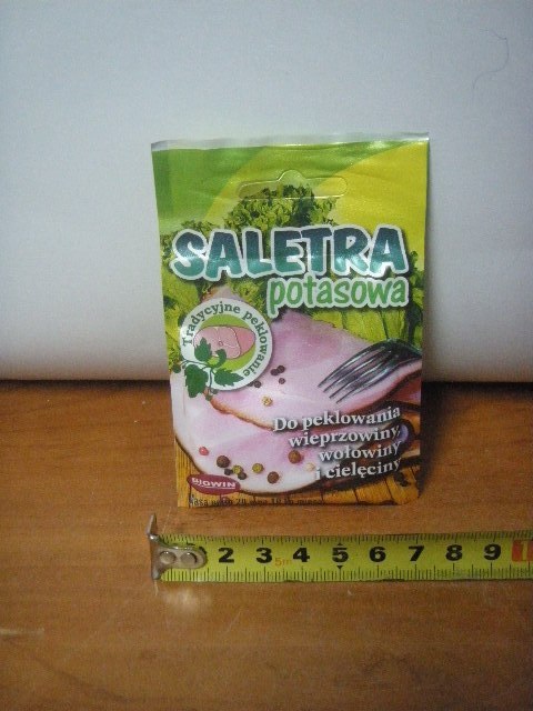 Saletra potasowa do peklowania mięs 20g SAL Saletra potasowa do peklowania mięs 20g SAL