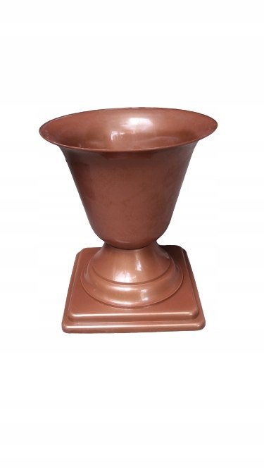 Wazon flakon gazon niski miedziany 25cm Wazon flakon gazon niski miedziany 25cm